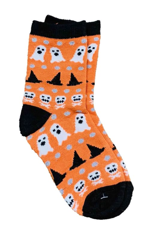 Witches Hats, Socks Aesthetic, Silly Socks, Orange Socks, Socks Style, Room Items, Halloween Socks, Matching Hoodies, Boo Basket