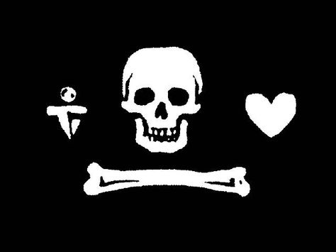 Pirate Flags Bartholomew Roberts, Henry Every, Pirate Flags, Pirate History, Stede Bonnet, Famous Pirates, Golden Age Of Piracy, Rose Tattoos For Men, Pirates Life