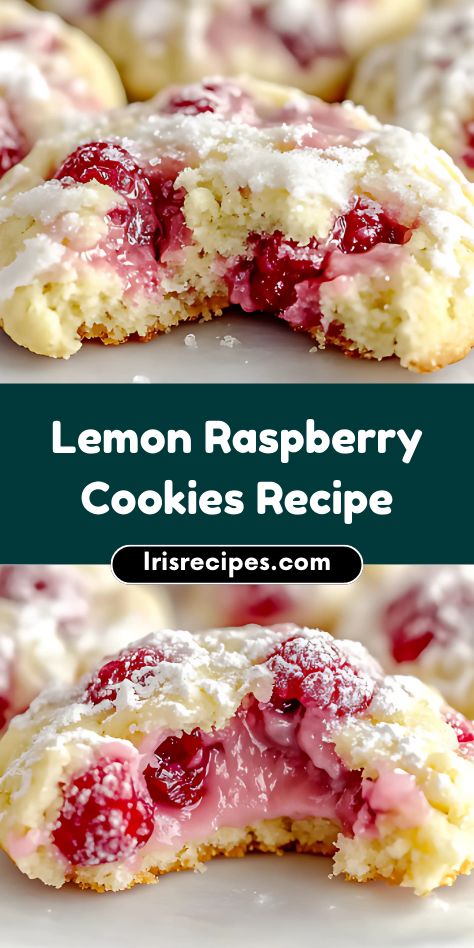 These Lemon Raspberry Cookies are soft, chewy, and bursting with fresh flavors! Made with zesty lemon and sweet raspberries, they’re the perfect balance of tart and sweet. Whether for a summer picnic or a cozy treat, these cookies are a must-try. Lemon Raspberry Cookies Recipe, Lemon Raspberry Cookies, The Best Cookie Recipes, Raspberry Cookies, Cookies Soft, Healthier Options, Lemon Raspberry, Best Cookie Recipes, Soft Cookie