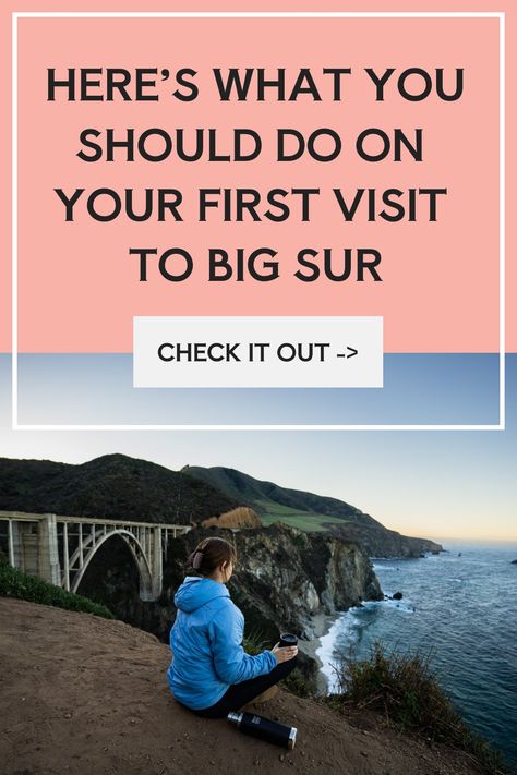 Discover what to do on your first visit to Big Sur, California, with this guide covering 12 must-do outdoor activities. From hiking scenic trails and visiting McWay Falls to driving along Highway One and camping at Julia Pfeiffer Burns State Park, experience the best adventures Big Sur has to offer. California Hiking, Big Sur Coastline, Beach Road Trip, Mcway Falls, Hiking Places, California Hikes, Road Trip Places, Trip Destinations, Spring Hiking