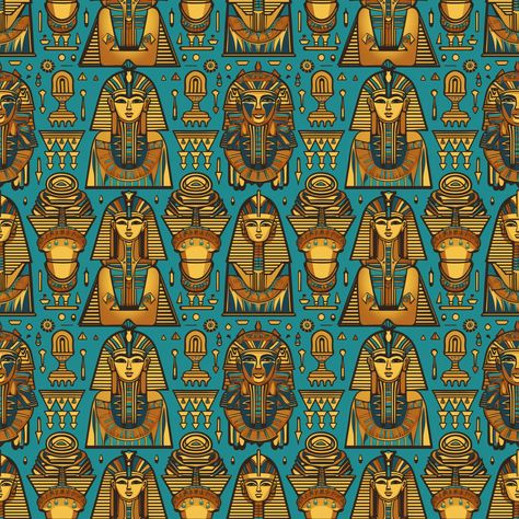 Ancient Egypt seamless pattern, Egyptian-themed design, Timeless elegance pattern, Egyptian symbols illustration, Pharaohs and pyramids pattern, Hieroglyphics seamless background, Nile river-inspired design, Egyptian gods and goddesses motif, Egyptian art revival, Commercial-use ancient Egypt pattern, History-inspired seamless artwork, Timeless Egyptian culture design, Pyramids and scarabs illustration, Mystical Egypt seamless print, Vintage Egypt-inspired pattern Egyptian Cafe, Egyptian Design Pattern, Egypt Pattern, Ancient Egypt Projects, Egyptian Pattern, Egypt Project, Egypt Concept Art, Ancient Civilization, Iconic Symbols