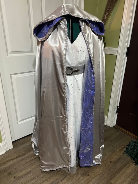 This Gender-Neutral Adult Costumes item is sold by Storybookkit. Ships from Marion, OH. Listed on May 9, 2023 Starry Gown, Cloak Fashion, Whimsical Gown, Cloak Outfit, Blue Satin Fabric, Silver Belts, Star Stitch, Matte Satin, Blue Satin