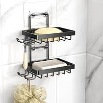 Soap Bar Holder, Shampoo Holder, Soap Dish For Shower, Things From Amazon, Soap Stand, Bath Caddies, Bar Soap Holder, Razor Holder, Shower Rack