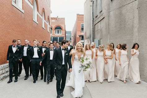 Savvy Shields, Wedding Party Poses, Large Bridal Parties, Wedding Photography Bridal Party, Wedding Party Photography, Bridal Party Poses, Wedding Parties Pictures, Industrial Chic Wedding, Wedding Portrait Poses