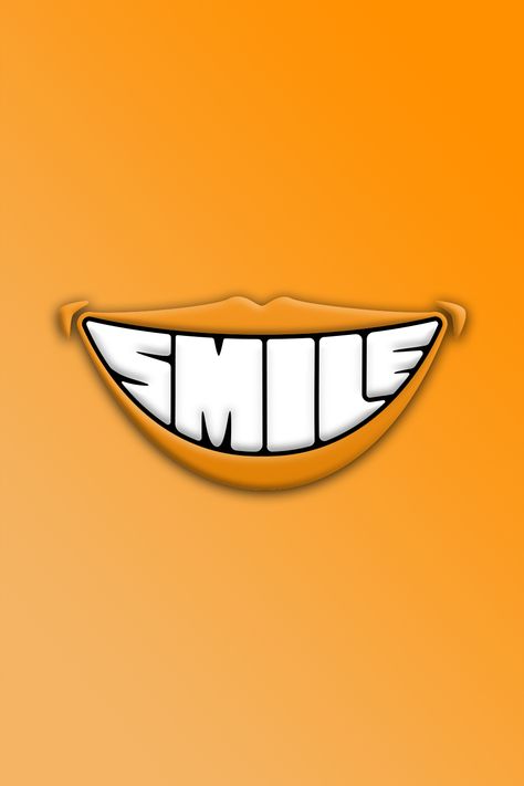 Smile Graphic Design, Smile Logo Design, Smile Typography, Expressive Type, Happy Mask, Typographic Illustration, Food Brand Logos, Most Important Things In Life, Smile Illustration