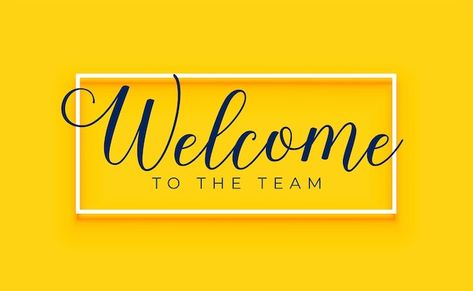 Creative welcome to the team banner for ... | Free Vector #Freepik #freevector #welcome-team #recruitment-banner #hiring #job-banner Welcome New Employee Poster, Welcome To Our Team Image, Welcome Graphic Image, Welcoming Poster Design, Welcome Banner Ideas, New Team Member Welcome, Recruitment Banner, Welcome New Members, Welcome To The Team