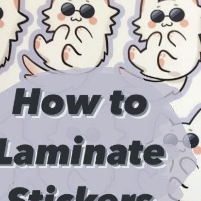 Viv ☁️☂️ on Instagram: "How to Laminate Stickers (using cold laminate sheets) A voiceover tutorial! I learned a version of this method a long time ago when I first started making stickers, but back then I didn’t have a long squeegee 😆 I hope the steps in this tutorial are clear and easy to follow. Feel free to ask questions if there’s any confusion! Lemme know if you want more tutorials or how-tos and I’ll see what I can do ☺️ . . . . #stickershop #stickermaking #stickermaker #stickers #sti Making Stickers, Laminate Sheets, How To Make Stickers, Sticker Maker, Ask Questions, Long Time Ago, Sticker Shop, Make And Sell, Paper Crafting