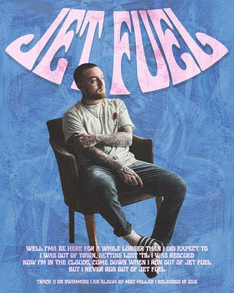 Jet Fuel Mac Miller, Kenz Core, Mc Miller, Mac Miller Poster, Tattoo Chair, Lost Poster, Mac Collection, Best Mac, Music Pics