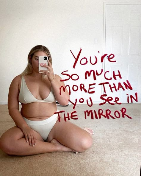 Body Positive Instagram, Body Dismporhia Mirror, Size 6 Body Image, Life Together Aesthetic, Body Positive Photography, Positivity Art, Body Neutrality, Pretty Body, Woman Health