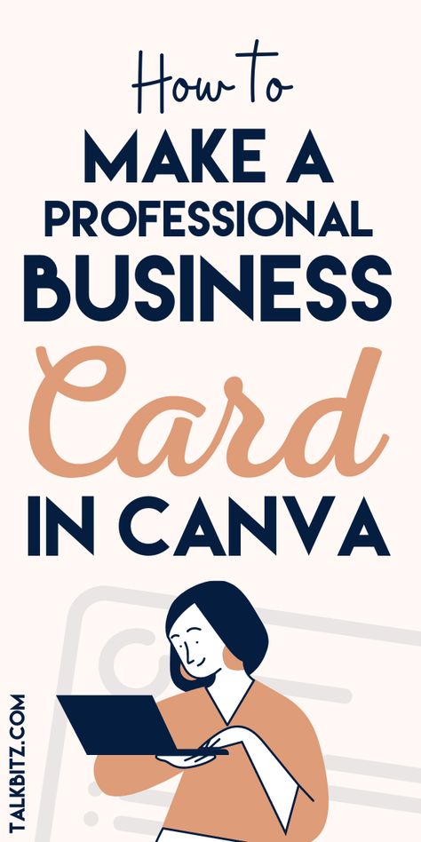 Keeping In Touch, Make Business Cards, Create Business Cards, Pinterest Business Account, Professional Business Card, Etsy Promotion, Online Graphic Design, Digital Business Card, Canva Tutorial