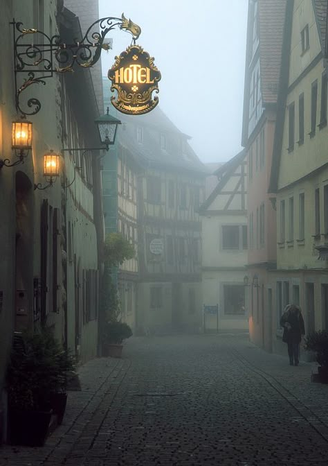 Misty morning | Rothenburg Germany | Alex Polli | Flickr Rothenburg Germany, Burning City, Rothenburg Ob Der Tauber, Cityscape Photography, Misty Morning, Adventure Aesthetic, Fantasy Aesthetic, City Aesthetic, Green Aesthetic