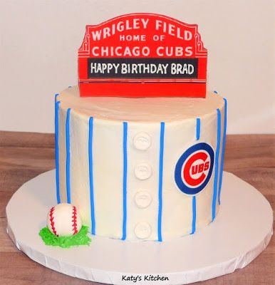 Cubs Birthday Cake, Chicago Cubs Cake, Chicago Cubs Birthday, Cubs Cake, Cedar Rapids Iowa, Birthday Desserts, Baseball Birthday, Dream Cake, Happy 2nd Birthday