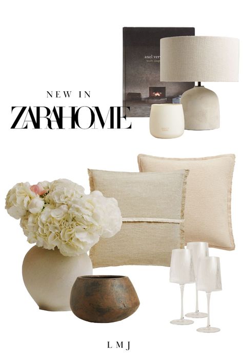 Home interior finds from Zara Home & how to source like an interior designer.
A collage of home decor pieces put together on a page to showcase new in home accessories from Zara Home.  #homeinspiration #homeinteriordesign #interiordesign Zara Home Decor, Home Moodboard, Modern Organic, Home Styling, Zara Home, Organic Modern, Home Inspo, Interior Designer, Design Inspo