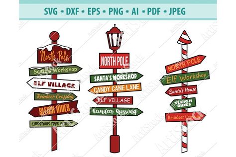 Christmas North Pole Sign, Diy Volcano Projects, Elf Village, New Year Sign, Santa Workshop, Santa Mailbox, Christmas North Pole, North Pole Sign, Christmas Decoration Storage