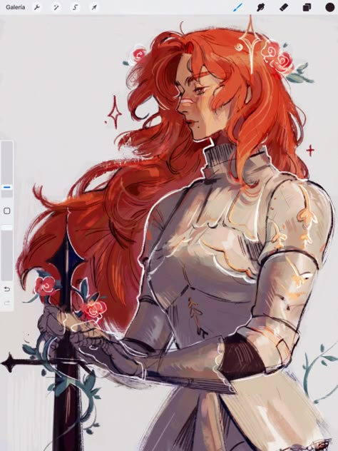 Knight Oc, Female Knight, Knight Art, Pretty Drawings, Dnd Art, Poses References, Arte Inspo, Sketchbook Art Inspiration, A Drawing