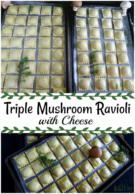 Homemade Mushroom Ravioli Recipe, Ravioli Stuffing Ideas, Mushroom Ravioli Filling, Mushrooms Ravioli, Ravioli Filling Ideas, Homemade Mushroom Ravioli, Ravioli Fillings, Pasta Filling, Ravioli Homemade