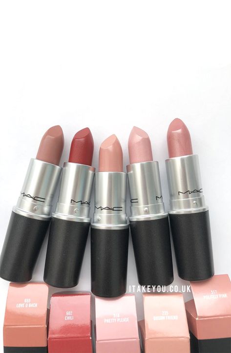 pretty please , bosom friend, chili, love u back, mac lipstick , mac lip swatches, pretty please , mac, chili mac, bosom friend mac, mac lip colours, mac lip names Myth Mac Lipstick, Chilli Mac, Mac Chili, Mac Mehr, Perfect Nude Lipstick, Mac Lipstick Colors, Mac Lipstick Swatches, Evening Eye Makeup, Lip Colours