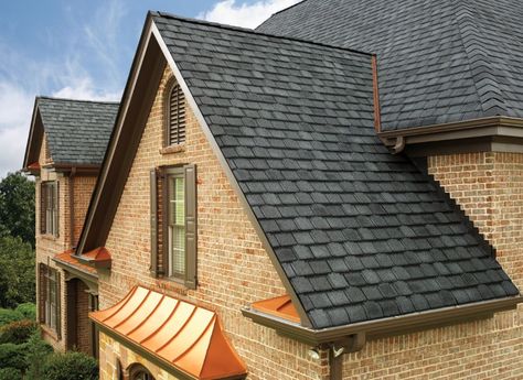 Tri-State Windows, Siding & Roofing, GAF Camelot II Antique Slate Synthetic Slate Roofing, Timberline Shingles, Metal Shingles, Roofing Options, Wood Shingles, Residential Roofing, Commercial Roofing, Roof Trusses, Roof Styles