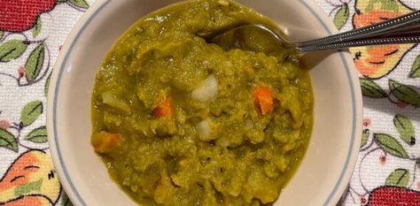 Judy Cooks – Ina Garten’s Parker’s Split Pea Soup – The Best Yet! Ina Garten Split Pea Soup, Green Pea Soup, Diced Carrots, Split Pea Soup, Pea Soup, Split Pea, Green Peas, Gumbo, Soup And Sandwich