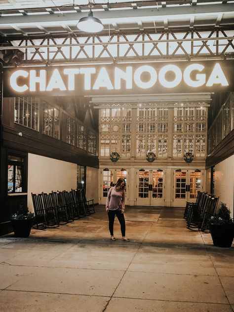 Downtown Night, Chattanooga Choo Choo, Downtown Chattanooga, Poster Graphic, Bachelorette Ideas, Lookout Mountain, Tennessee River, Chattanooga Tennessee, Pedestrian Bridge