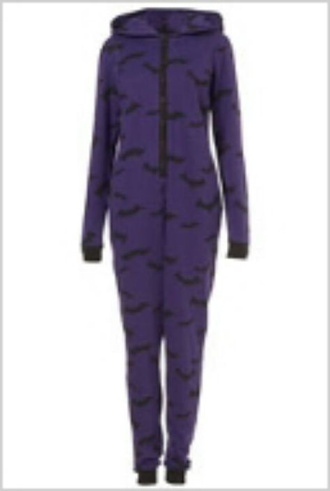 Uber cool!! Bat Clothing, Purple Pajamas, Pajamas Aesthetic, Contemporary Clothes, Goth Clothing, Onesie Pajamas, Fantasy Wardrobe, Dark Style, Goth Girl