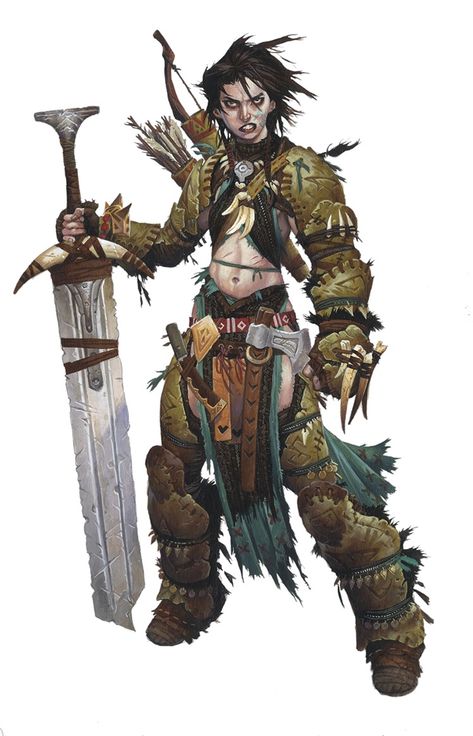 Second Edition Amiri by Wayne Reynolds, Iconic, barbarian, human, female, woman, Pathfinder, PF2, 2e, Second Edition, PC, NPC, player, character Amiri Pathfinder, Eidolon Pathfinder, Female Paladin, Fellowship Ideas, Female Barbarian, Wayne Reynolds, Female Orc, Dark Sun, Pathfinder Rpg