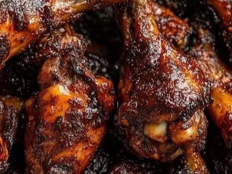 Authentic Jamaican Jerk Chicken Recipe, Cheesy Broccoli Recipe, Easy Jerk Chicken Recipe, Jerk Seasoning Recipe, Slaw For Fish Tacos, Jerk Chicken Wings, Baked Bbq Ribs, Jamaican Jerk Seasoning, Jerk Chicken Recipe