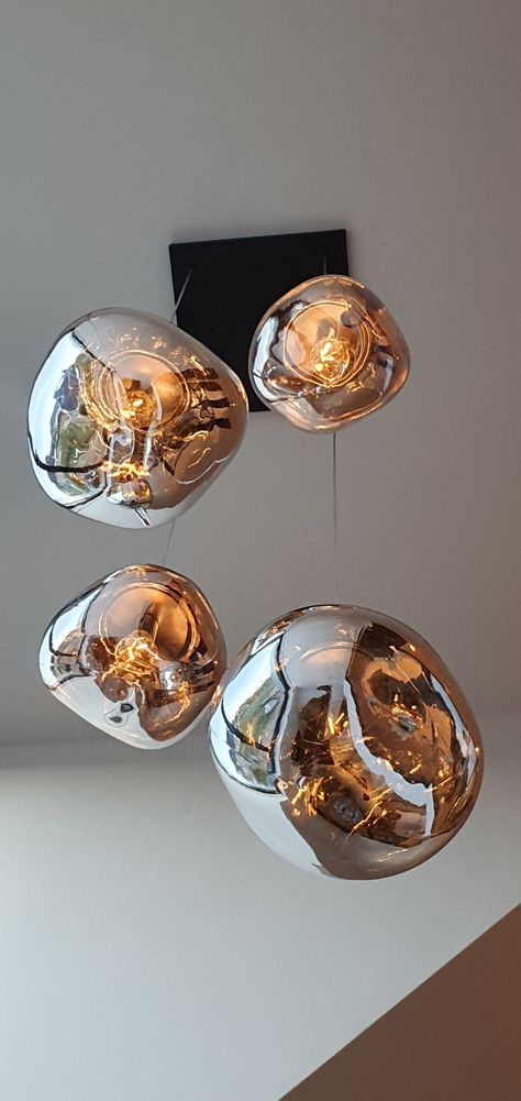 Tom Dixon Melt Pendant, Maximalist Lighting, Tom Dixon Light, Lights Above Kitchen Island, Tom Dixon Lamp, Tom Dixon Pendant, Tom Dixon Melt, Tom Dixon Lighting, Elegant Floor Lamps