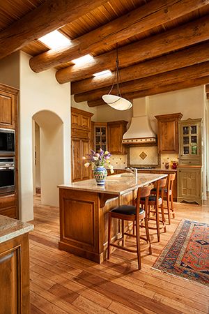 Southwestern Interior Design Kitchen, Santa Fe Interior Design, Southwestern Interior Design, Southwest Interior Design, Santa Fe Interiors, Southwest Interior, Santa Fe Decor, Mexican Style Kitchens, Southwestern Interior