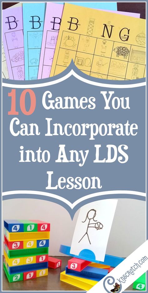 Need some new ideas for teaching? Check out this great list of games that would work for any church lesson. Activity Days Lds, Lds Sunday School, Scripture Mastery, Primary Games, Lds Seminary, Lds Primary Lessons, Church Games, Yw Lesson, Activity Day Girls