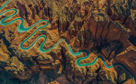 Yellow River Civilization: Fun Facts, Religion, Timeline, Map Yellow River, Ancient Civilization, Chinese History, River Stones, Mountain Road, River Valley, Mountain Wall Art, Visual Artwork, Aerial Photography