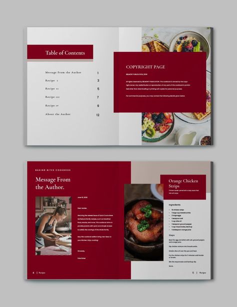 Free Sample Family Cookbook Template - Edit Online & Download | Template.net First Page Design, Recipe Magazine, Catalog Design Layout, Recipe Book Design, Cookbook Design, Cookbook Template, Workbook Design, Family Cookbook, Catalog Design