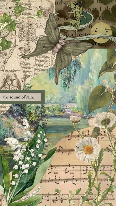 Aesthetic Plants, Fairy Wallpaper, Cocoppa Wallpaper, Collage Art Projects, Arte Van Gogh, Hippie Wallpaper, Collage Background, Pinturas Disney, Vintage Collage