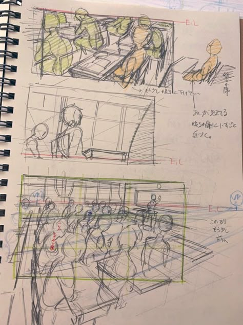 Storyboard Drawing, Perspective Sketch, Comic Book Layout, Storyboard Illustration, Perspective Drawing Lessons, Comic Tutorial, Comic Layout, Perspective Art, Comic Drawing