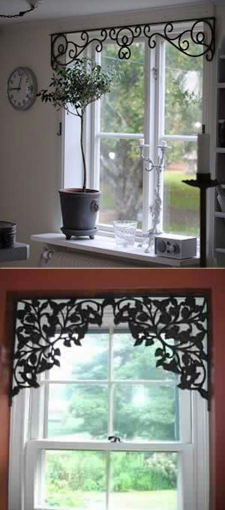 Diy Window Valance Ideas, Diy Valances, Diy Window Valance, Window Valance Diy, Kitchen Window Coverings, Diy Valance, Valance Ideas, Kitchen Window Valances, Window Cornices