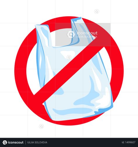 NO PLASTIC Ecological Problem Banner Illustration Banner Illustration, Environmental Pollution, Banner Vector, Icon Pack, Free Design Resources, Icon Illustration, Photo Illustration, After Effects, Plastic Free