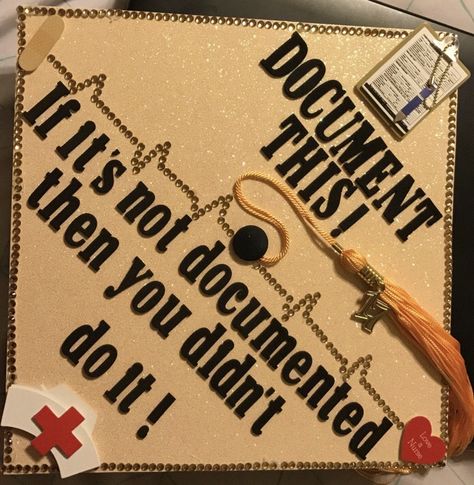 Critical Care Nurse Graduation Cap, Nursing Grad Caps Funny, Nursing Graduation Cap Lpn, Cap Decoration Medical Assistant, Lvn Cap Decoration, Adn Graduation Cap, Nursing Cap Ideas, Nursing School Grad Cap Ideas, Emt Graduation Caps