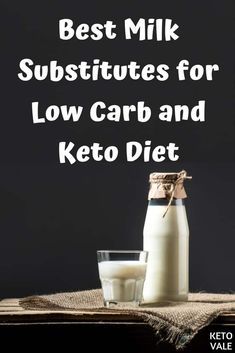 Keto Milk, Carbs Per Day, Low Carb Milk, Keto Diet List, Non Dairy Milk, Ketogenic Diet Meal Plan, Tasty Drinks, Protein Diet, Milk Alternatives