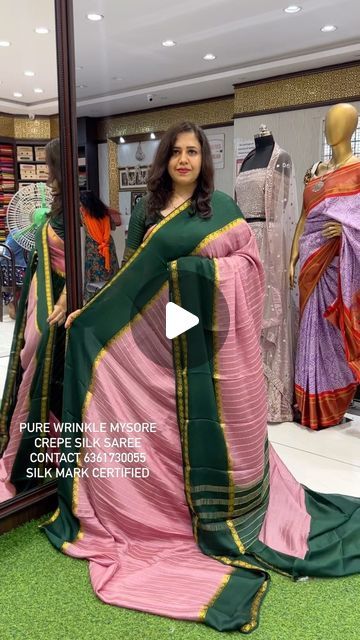 4,949 likes, 69 comments - rathnamsilks_hassan on December 15, 2023: "4500/-". Janmashtami Decoration, Mysore Silk Saree, Mysore Silk, Elegant Saree, Mysore, Sleeve Designs, Silk Saree, Silk Sarees, Blouses