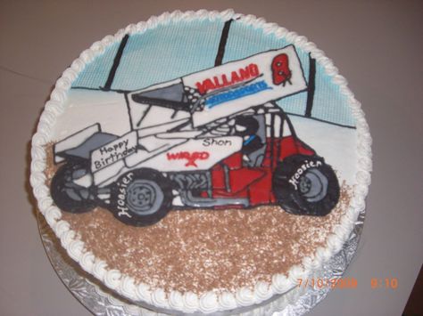 Car Birthday Party, Cars Birthday Cake, Color Flow, Race Party, Sprint Car, Car Birthday, Car Cake, Cars Birthday Parties, Sprint Cars