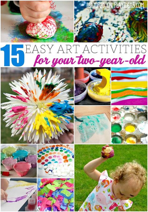 These easy art activities for two year olds will bring out the artist in your child! Preschool Rainbow, Colors Preschool, Diy Crafts For Adults, Diy Mothers Day Gifts, Toddler Art, Color Crafts, Toddler Fun, Fun Craft, Color Activities