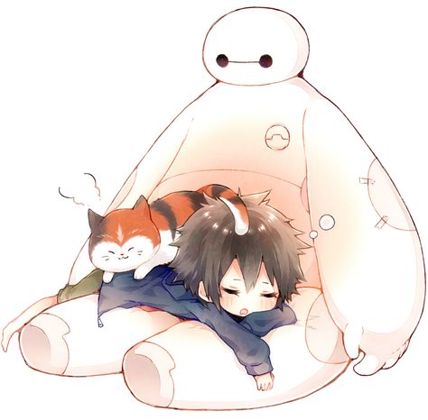 Tags: Fanart, Pixiv, Disney, Niwako, Fanart From Pixiv, Hiro Hamada, Baymax, Big Hero 6, Mochi (Big Hero 6) Hiro Big Hero 6, Images Disney, Baymax, Hero 6, Big Hero 6, Big Hero, Cute Chibi, Kawaii Drawings, Disney Fan Art