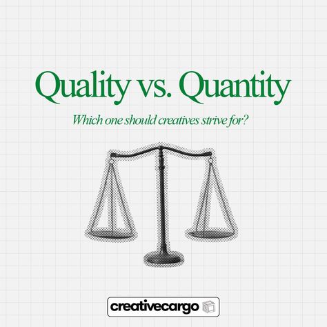 Quality Vs Quantity Quotes, Quality Vs Quantity, Aesthetic Toronto, Infographic Illustration, Illustration Creative, Creativity Quotes, Creative Process, You Think, Toronto