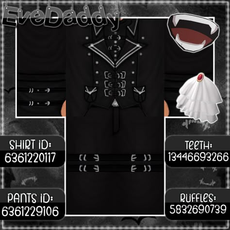 Roblox Prince Outfit Codes, Roblox Beard Code, Bloxburg Goth Outfit Codes, Roblox Codes Male, Roblox Clothes Codes Boys, Roblox Male Outfits Codes, Roblox Codes For Clothes Boy, Male Punk Outfits, Roblox Codes For Boys