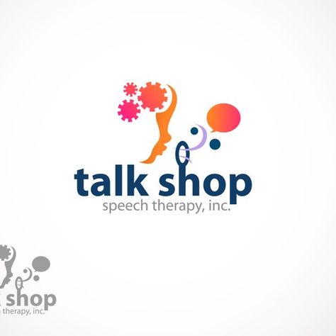 Speech Therapy Logo Ideas, Logo Therapy, Speech Logo Design, Art Therapy Logo Design, Speech Therapy Logo Design, Speech Therapy Logo, Psychology Clinic Logo, Kids Vision Board, Kids Speech Therapy