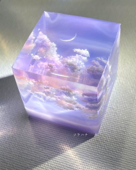 Pastel Crystals, Pink Kids Bedrooms, Clear Things, Japan Crafts, Pink Galaxy, Pretty Landscapes, Mini Things, Mini Canvas Art, Aesthetic Images