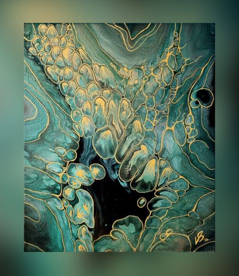 Fluid art Acrylic Pour Painting Ideas On Canvas, Cell Artwork, Flood Painting, Youtube Art Channel, Cell Painting, Pouring Acrylic Paint, Cell Art, Liquid Painting, Pour Painting Techniques