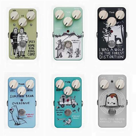 NINEVOLT Pedals Guitar Pedal Boards, Synthesizer Music, Diy Guitar Pedal, Circuit Bending, Bass Pedals, Diy Guitar, Music Nerd, Delay Pedal, Guitar Pedal