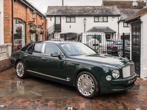 A BENTLEY once owned by the Queen which was used at Buckingham Palace is now on sale to the public. The gorgeous deep green Mulsanne used by Her Majesty until 2015 could be yours – if you have £180,000 to spare. The car was used by the Queen at Buckingham Palace between 2013 and 2015, […] Bentley Mulsanne, Bentley Car, Car Showroom, Luxury Vehicles, Windsor Castle, Farm Heroes, Family Car, Expensive Cars, Music Hall