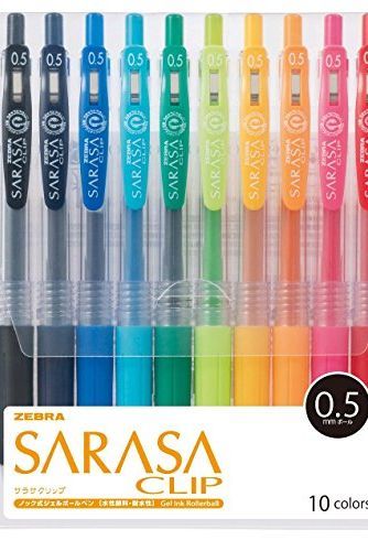 Felt Tip Markers, Zebra Sarasa, Art Pens And Markers, Pen Design, Japanese Stationery, Cute School Supplies, Best Pens, Art Pens, Colored Pens